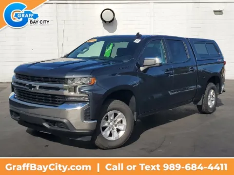 Gray 2021 Chevrolet Silverado 1500 LT for sale in Bay City, MI