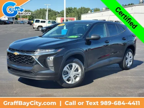 Black 2024 Chevrolet Trax LS for sale in Bay City, MI