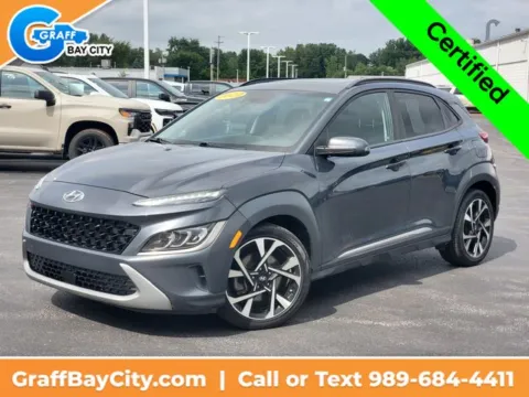 Gray 2022 Hyundai Kona Limited for sale in Bay City, MI