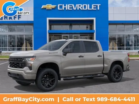 Photos of 2026 Chevrolet Silverado 1500 Custom for sale in Bay City, MI at Graff Chevrolet, INC.
