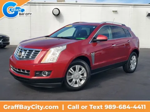 Red 2015 Cadillac SRX Luxury for sale in Bay City, MI