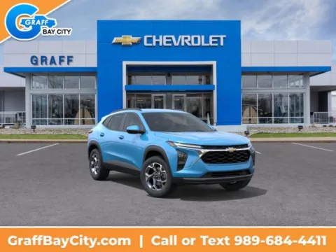 Blue 2026 Chevrolet Trax LT for sale in Bay City, MI