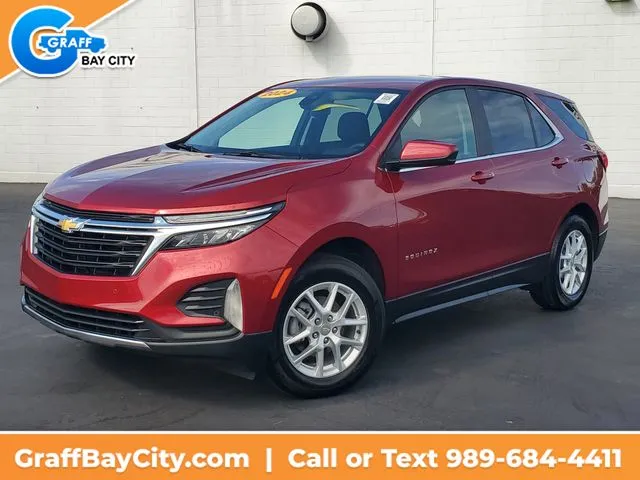 Red 2024 Chevrolet Equinox LT for sale in Bay City, MI