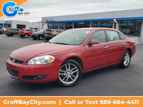 Red 2008 Chevrolet Impala LTZ for sale in Bay City, MI