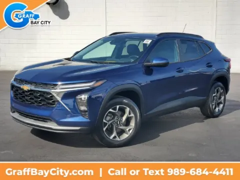 Blue 2024 Chevrolet Trax LT for sale in Bay City, MI
