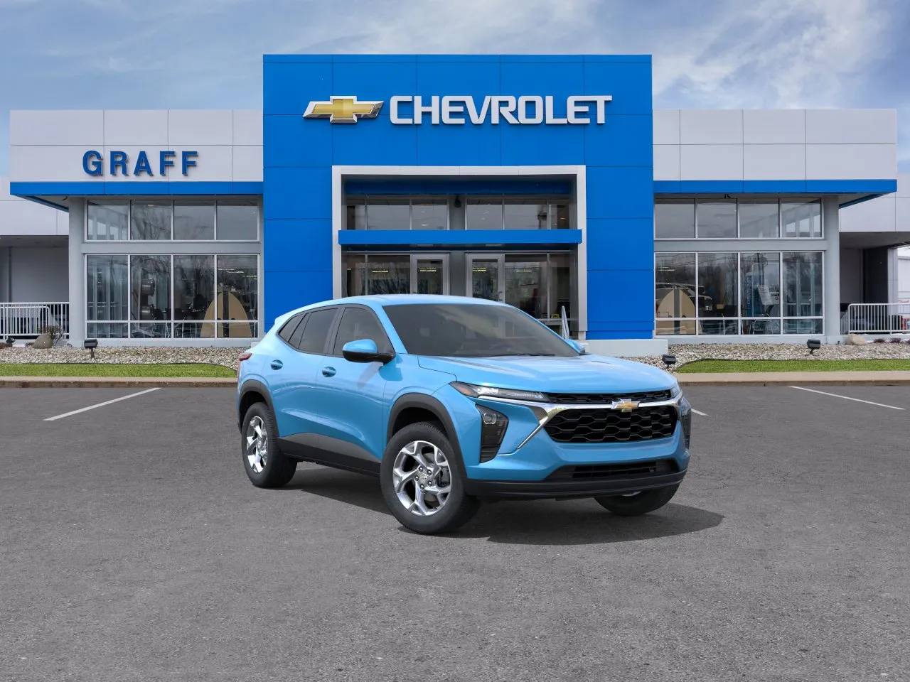Blue 2026 Chevrolet Trax LS for sale in Bay City, MI