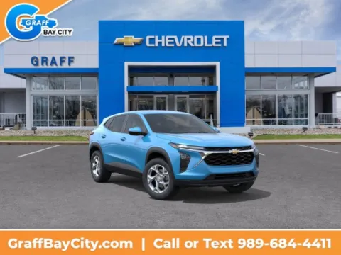 Blue 2026 Chevrolet Trax LS for sale in Bay City, MI