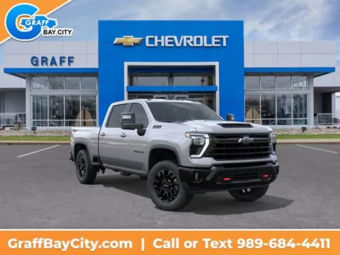 Gray 2026 Chevrolet Silverado 3500 HD LT for sale in Bay City, MI