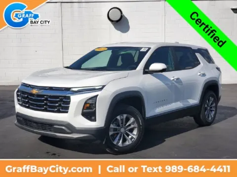 White 2025 Chevrolet Equinox LT for sale in Bay City, MI