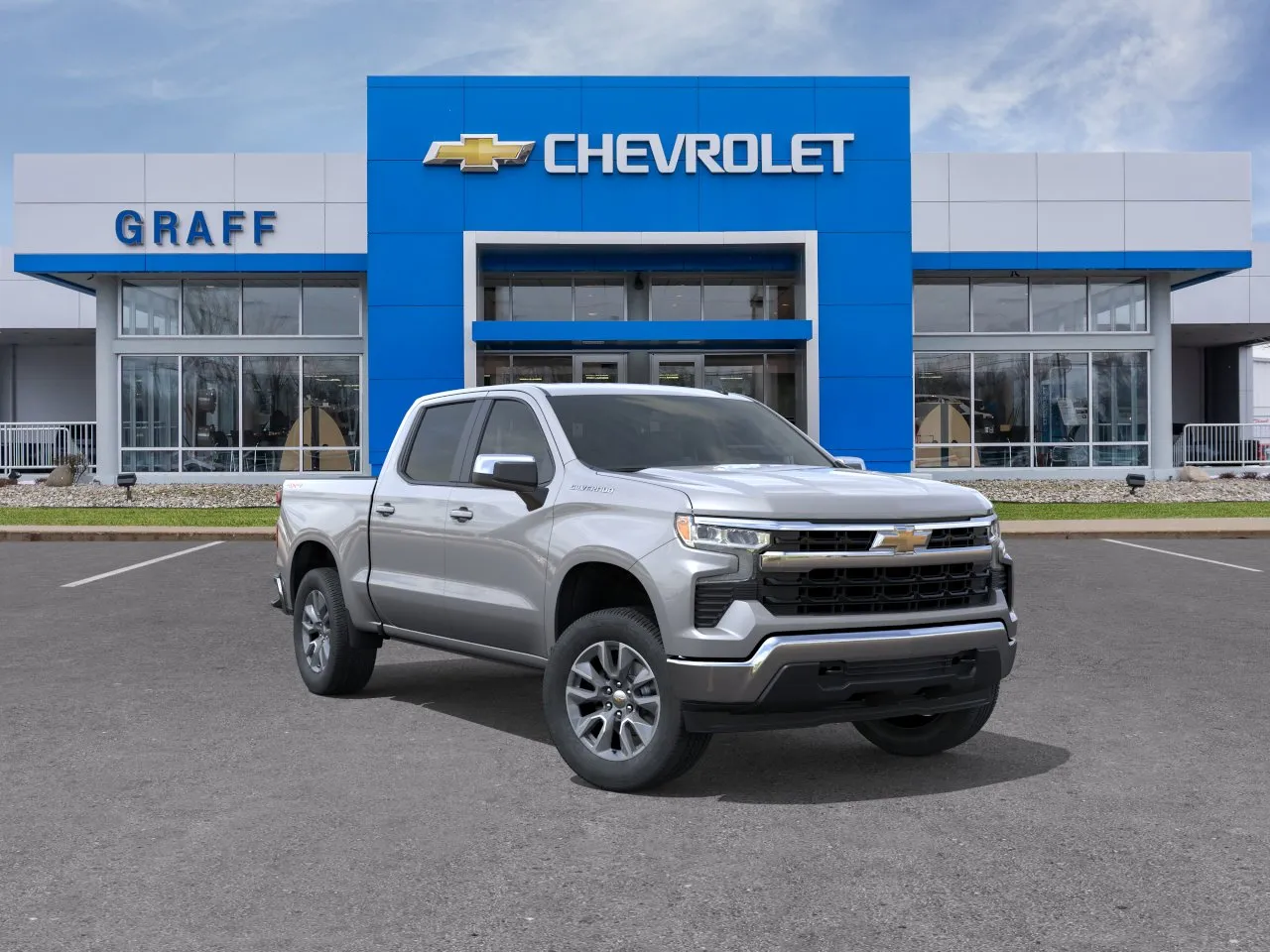 Gray 2026 Chevrolet Silverado 1500 LT (2FL) for sale in Bay City, MI