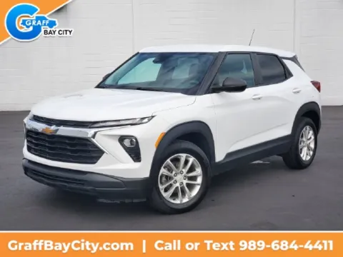 White 2025 Chevrolet TrailBlazer LS for sale in Bay City, MI