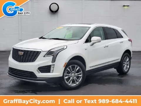 White 2023 Cadillac XT5 Premium Luxury for sale in Bay City, MI