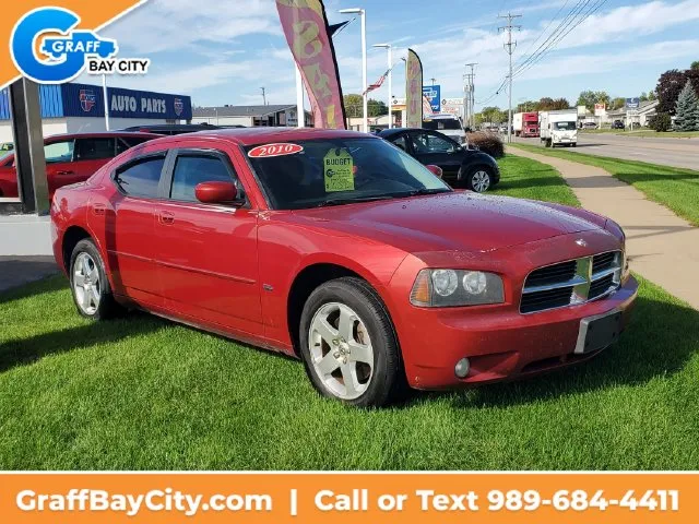 Used 2010 Dodge Charger SXT with VIN 2B3CK3CV1AH291607 for sale in Bay City, MI