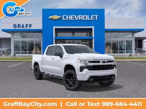 White 2026 Chevrolet Silverado 1500 RST for sale in Bay City, MI