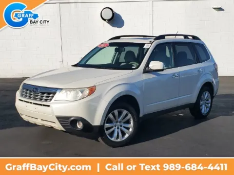 White 2013 Subaru Forester 2.5X for sale in Bay City, MI