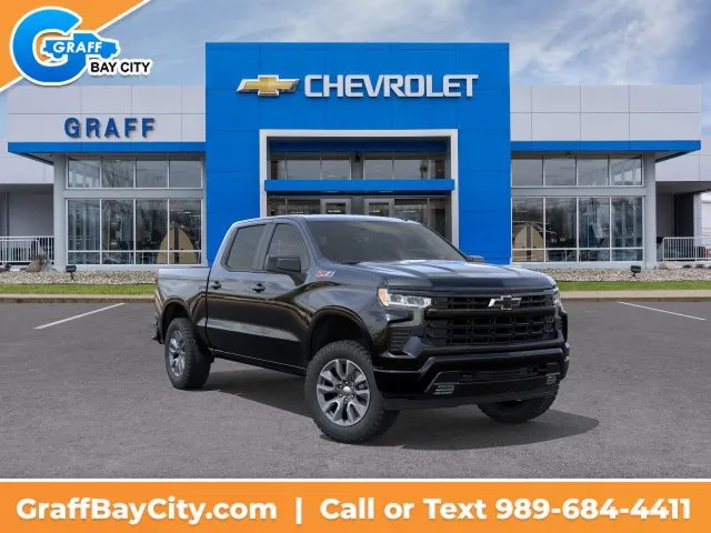 Black 2026 Chevrolet Silverado 1500 RST for sale in Bay City, MI