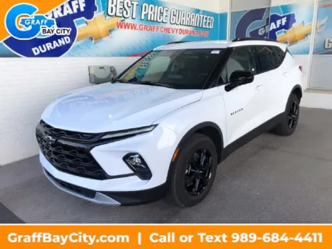 White 2025 Chevrolet Blazer LT for sale in Bay City, MI