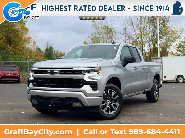 Silver 2022 Chevrolet Silverado 1500 RST for sale in Bay City, MI