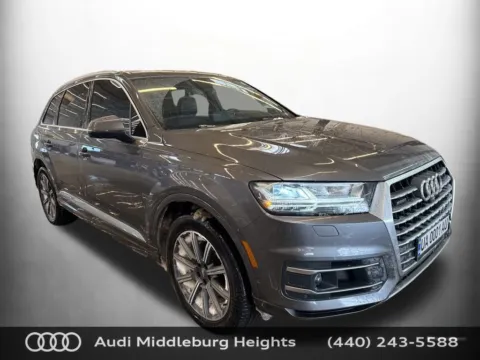 Gray 2019 Audi Q7 55 Prestige for sale in Middleburg Heights, OH