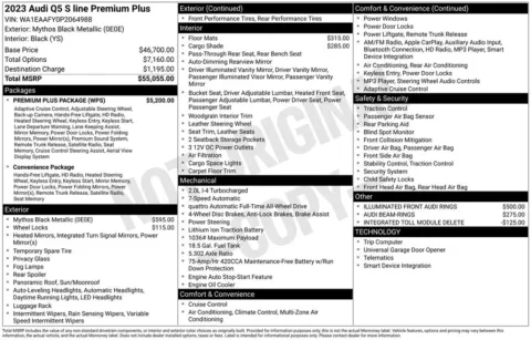 Another view of 2023 Audi Q5 45 S line Premium Plus for sale in Middleburg Heights, OH at Audi Middleburg Heights