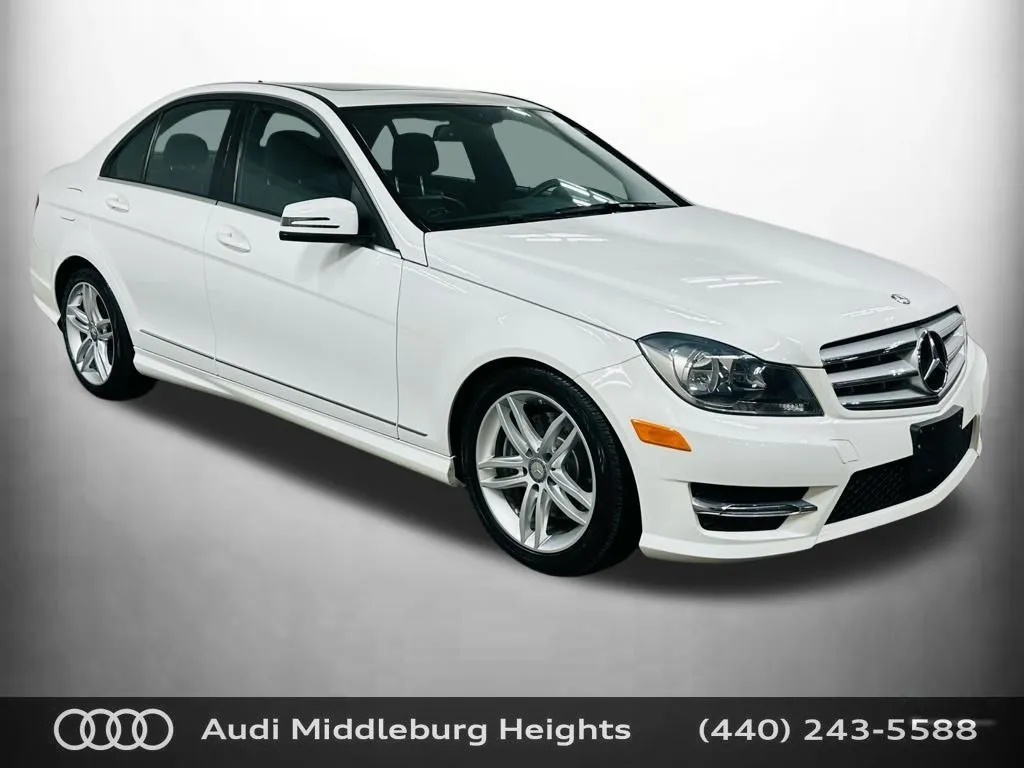 White 2013 Mercedes-Benz C-Class C 300 for sale in Middleburg Heights, OH