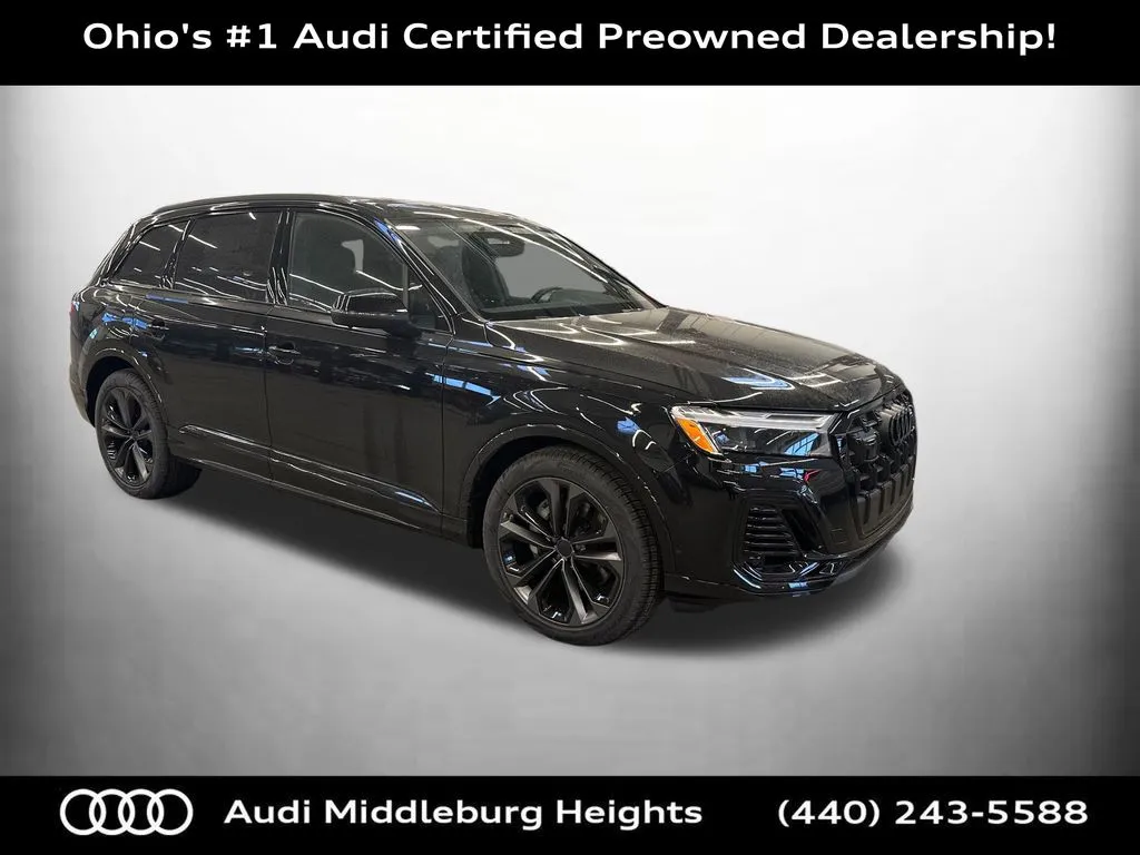 Black 2026 Audi Q7 55 Premium Plus for sale in Middleburg Heights, OH
