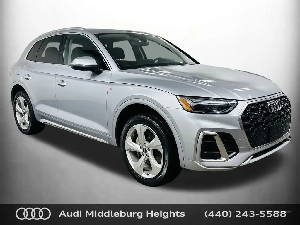 Silver 2023 Audi Q5 45 S line Premium Plus for sale in Middleburg Heights, OH