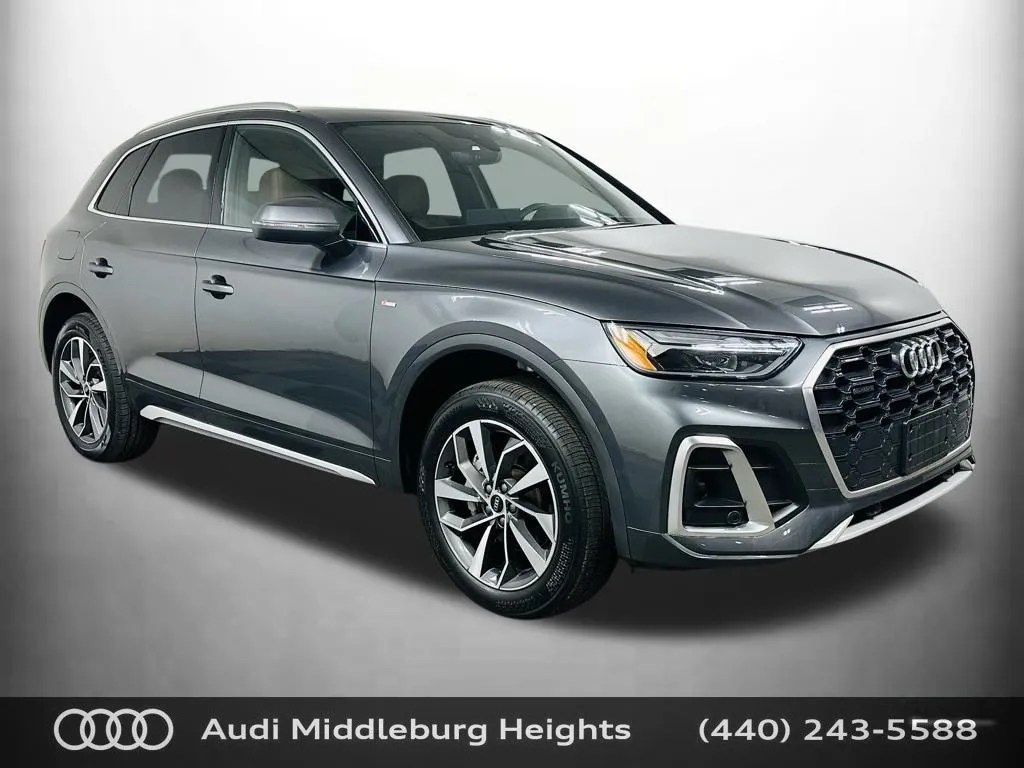 Gray 2024 Audi Q5 45 S line Premium for sale in Middleburg Heights, OH