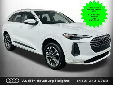 White 2025 Audi Q5 2.0T Premium for sale in Middleburg Heights, OH