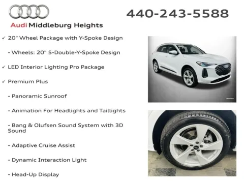 More photos of 2025 Audi Q5 2.0T Premium Plus at Audi Middleburg Heights, OH