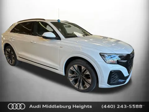 White 2026 Audi Q8 55 Premium Plus for sale in Middleburg Heights, OH