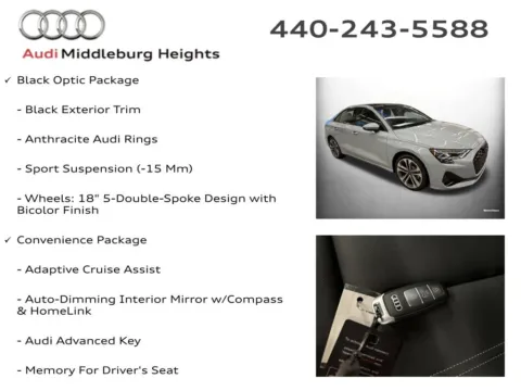 More photos of 2026 Audi A3 40 Premium at Audi Middleburg Heights, OH