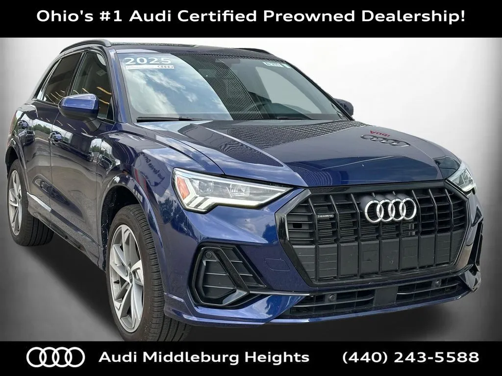 Blue 2025 Audi Q3 Premium for sale in Middleburg Heights, OH