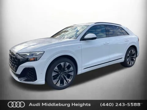 White 2026 Audi Q8 55 Premium Plus for sale in Middleburg Heights, OH