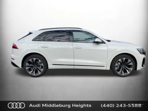 White 2026 Audi Q8 55 Premium Plus for sale in Middleburg Heights, OH