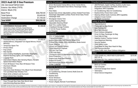 Another view of 2023 Audi Q5 45 S line Premium for sale in Middleburg Heights, OH at Audi Middleburg Heights