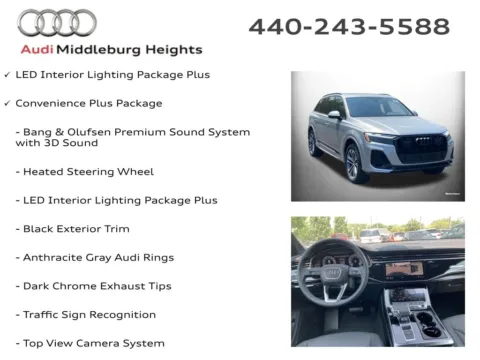 More photos of 2025 Audi Q7 45 Premium at Audi Middleburg Heights, OH
