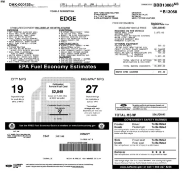 Another view of 2011 Ford Edge SEL for sale in Middleburg Heights, OH at Audi Middleburg Heights