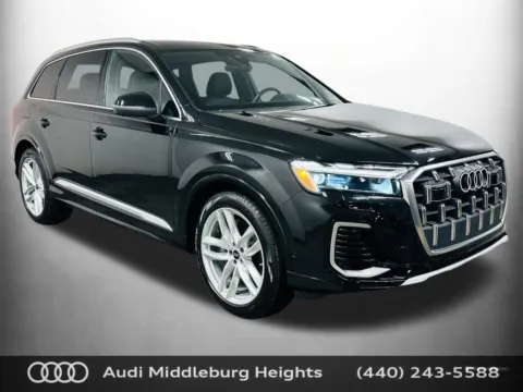 Black 2025 Audi Q7 55 Premium Plus for sale in Middleburg Heights, OH