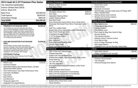 Another view of 2014 Audi A4 2.0T Premium Plus for sale in Middleburg Heights, OH at Audi Middleburg Heights