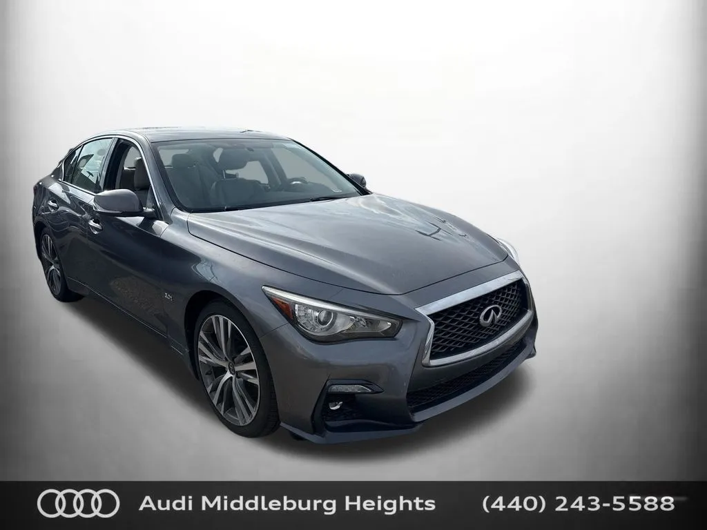 Gray 2018 INFINITI Q50 Sport for sale in Middleburg Heights, OH