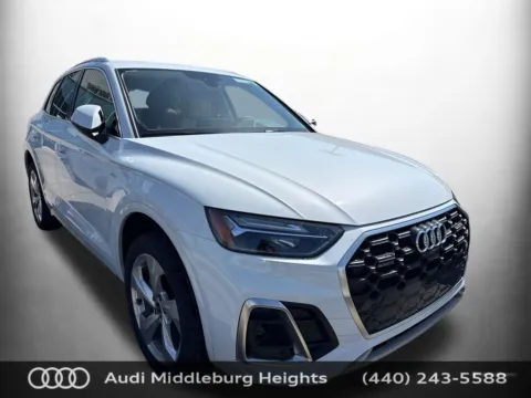 White 2023 Audi Q5 45 S line Premium Plus for sale in Middleburg Heights, OH