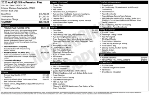Another view of 2023 Audi Q5 45 S line Premium Plus for sale in Middleburg Heights, OH at Audi Middleburg Heights