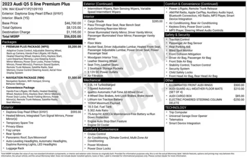 Another view of 2023 Audi Q5 45 S line Premium Plus for sale in Middleburg Heights, OH at Audi Middleburg Heights