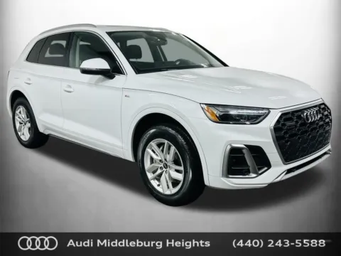 White 2023 Audi Q5 45 S line Premium for sale in Middleburg Heights, OH