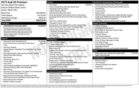 Another view of 2019 Audi Q5 2.0T Premium for sale in Middleburg Heights, OH at Audi Middleburg Heights