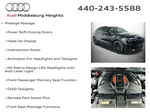 More photos of 2025 Audi SQ8 4.0T Prestige at Audi Middleburg Heights, OH