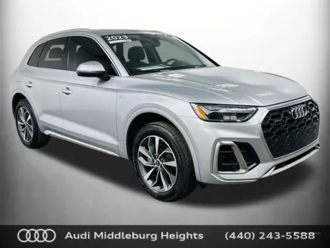 Silver 2023 Audi Q5 45 S line Premium for sale in Middleburg Heights, OH