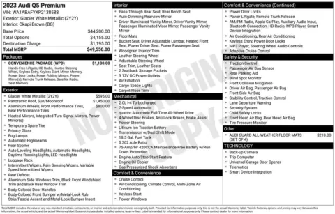 Another view of 2023 Audi Q5 40 Premium for sale in Middleburg Heights, OH at Audi Middleburg Heights