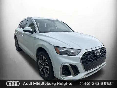 White 2023 Audi Q5 45 S line Premium Plus for sale in Middleburg Heights, OH